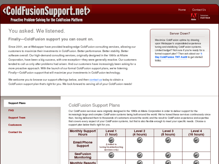 www.coldfusionsupport.net