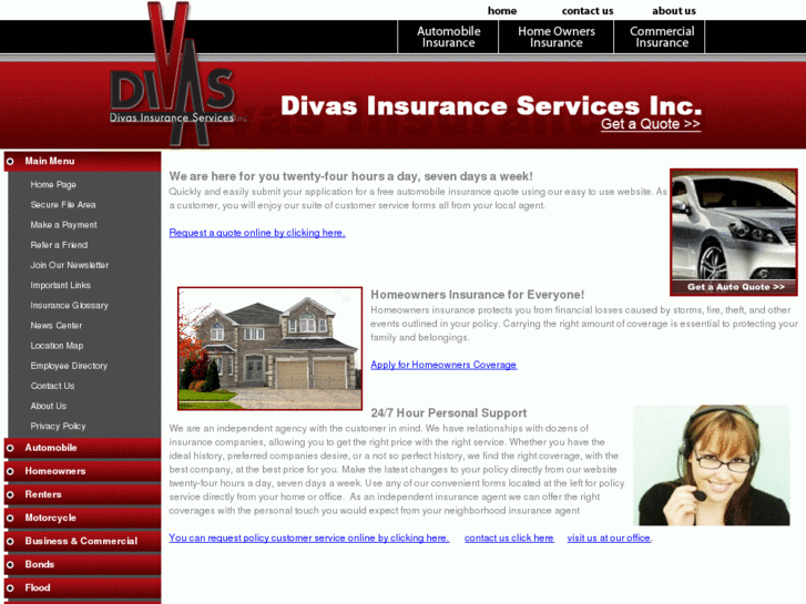 www.divasinsurance.com