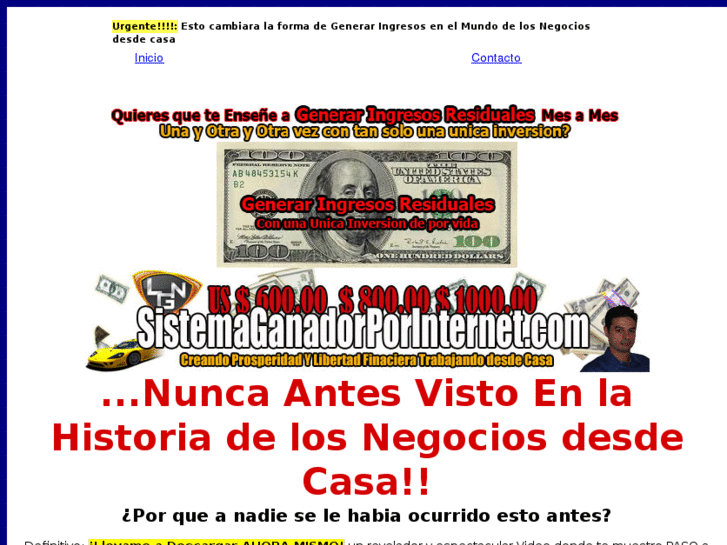 www.sistemaganadorporinternet.com