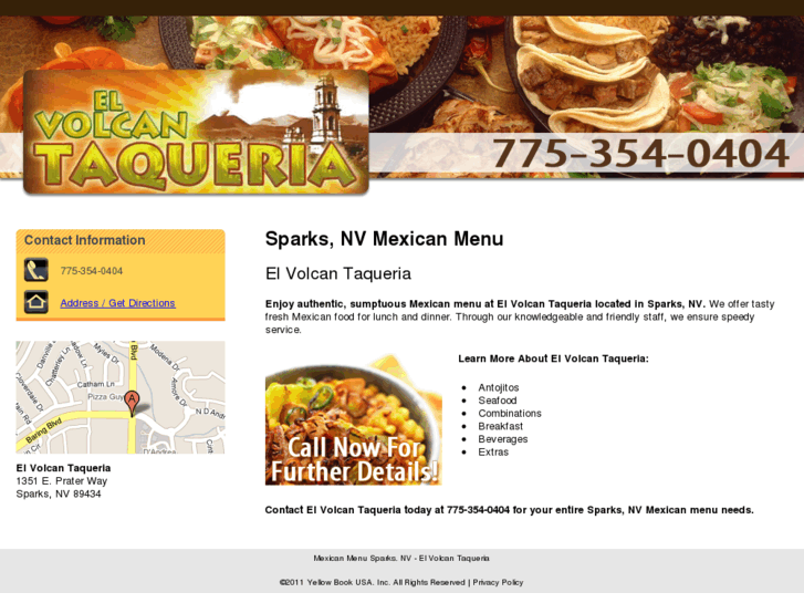 www.sparkselvolcantaqueria.com