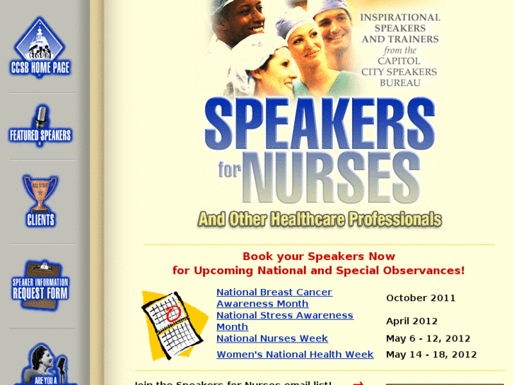 www.speakersfornurses.com