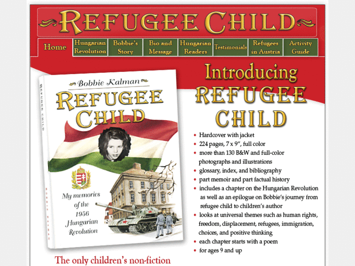 www.bobbiekalmanrefugeechild.com