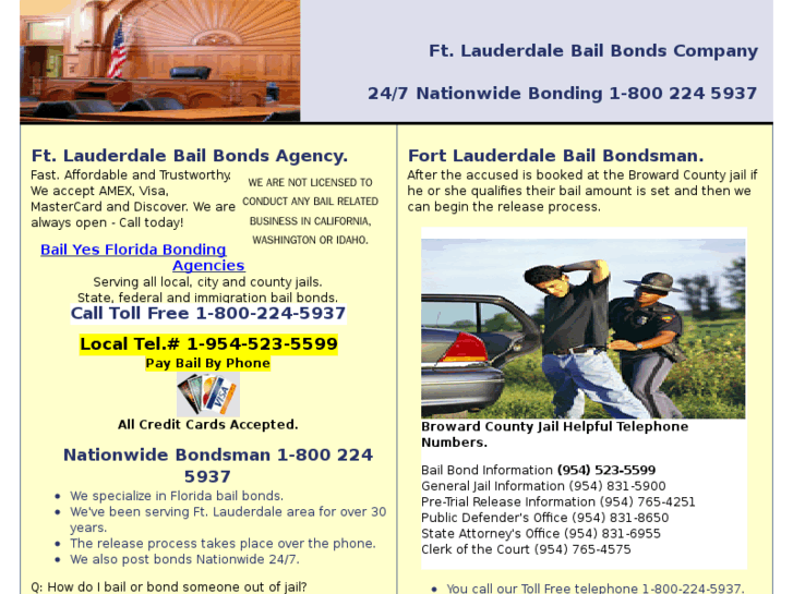 www.ftlauderdalebailbonds.com