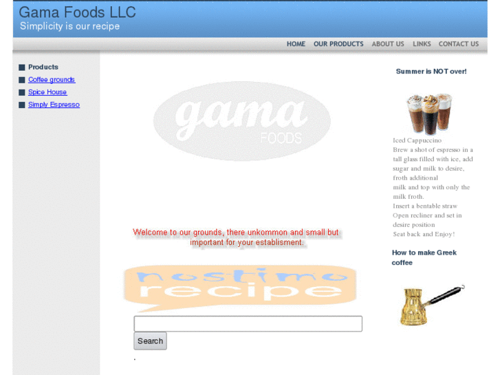 www.gamafoods.com