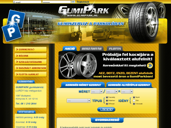 www.gumipark.hu