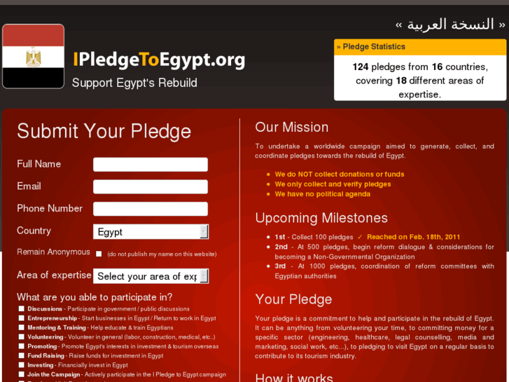 www.ipledgetoegypt.com