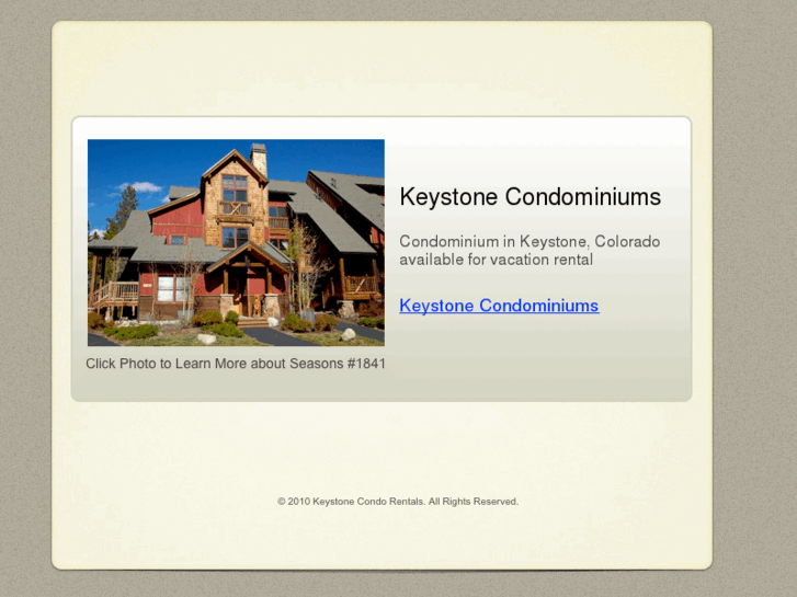 www.keystonecondominiums.net