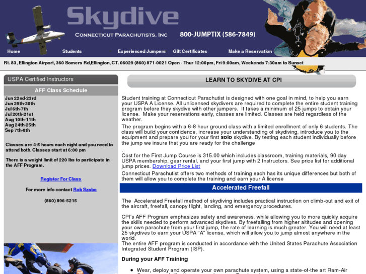 www.learntoskydivect.com