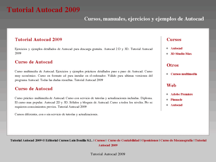 www.tutorialautocad2009.com