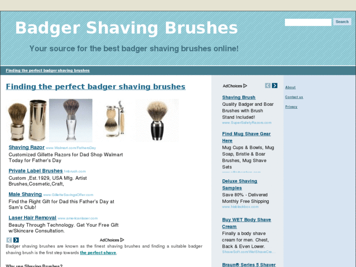 www.badgershavingbrushes.org