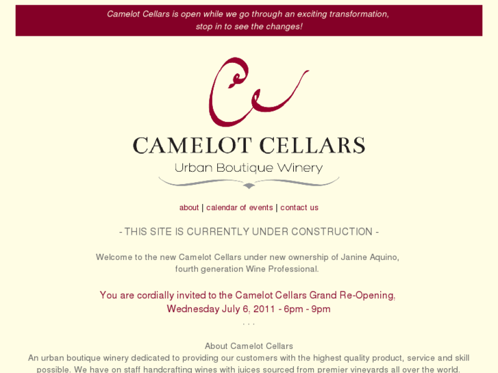 www.camelotcellars.com