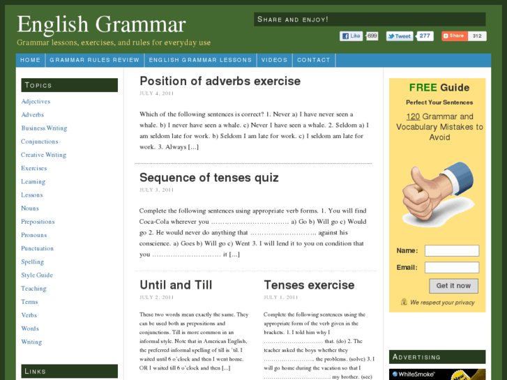 www.englishgrammar.org