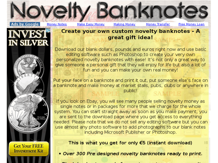 www.noveltybanknotes.com