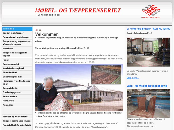 www.taeppevask.dk