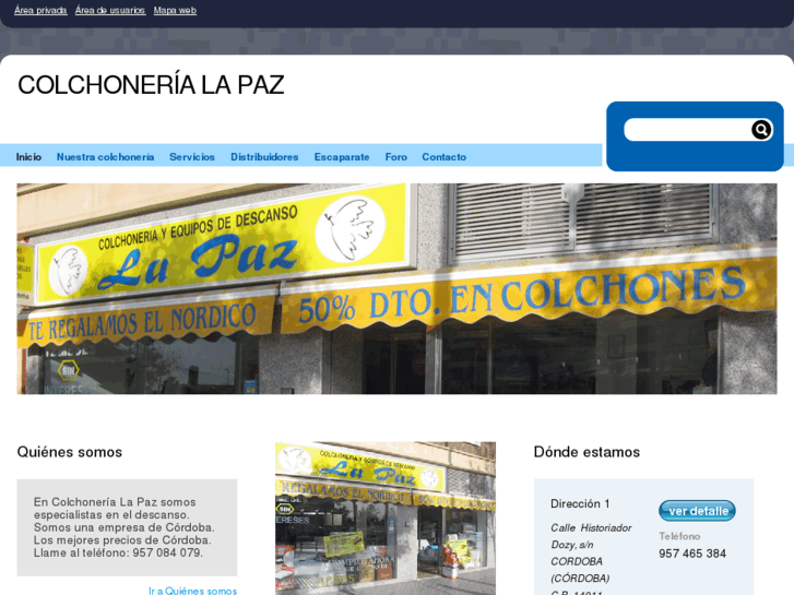 www.colchonerialapaz.com