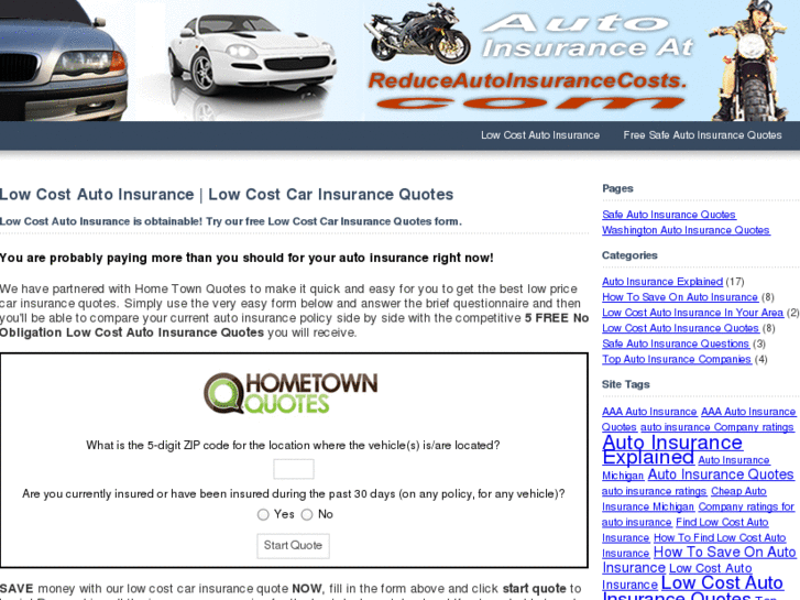 www.reduceautoinsurancecosts.com