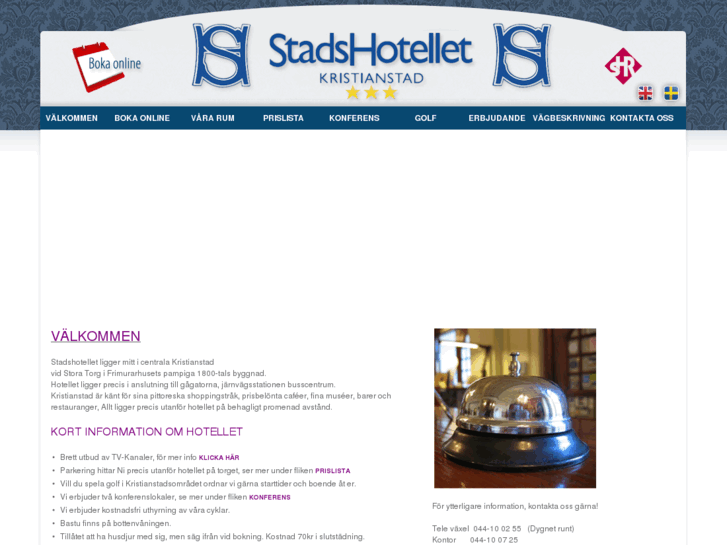 www.stadshotelletkristianstad.net