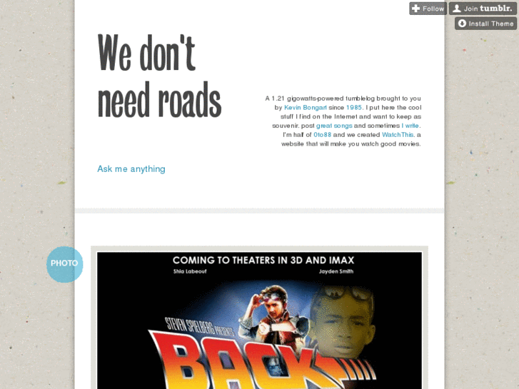 www.wedontneedroads.net