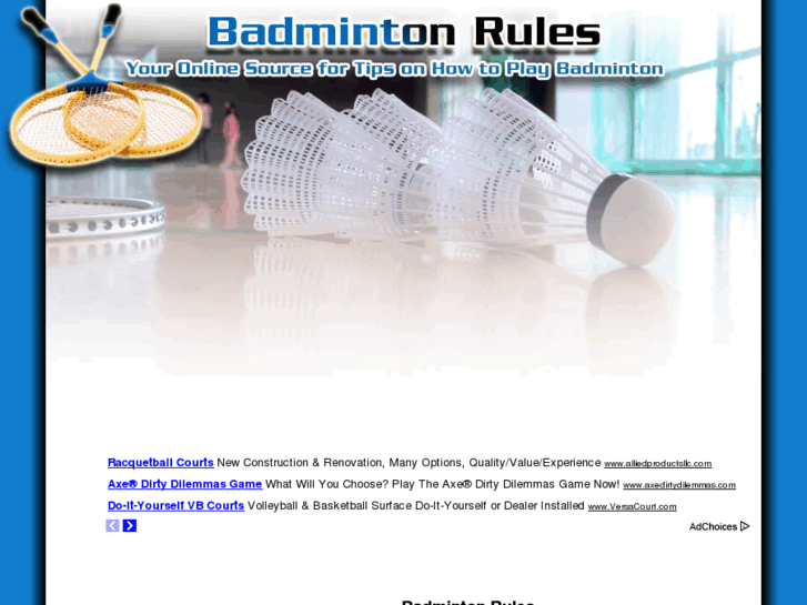 www.badminton-rules.com