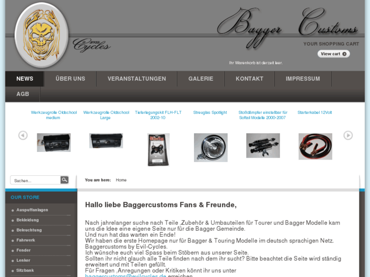 www.baggercustoms.com