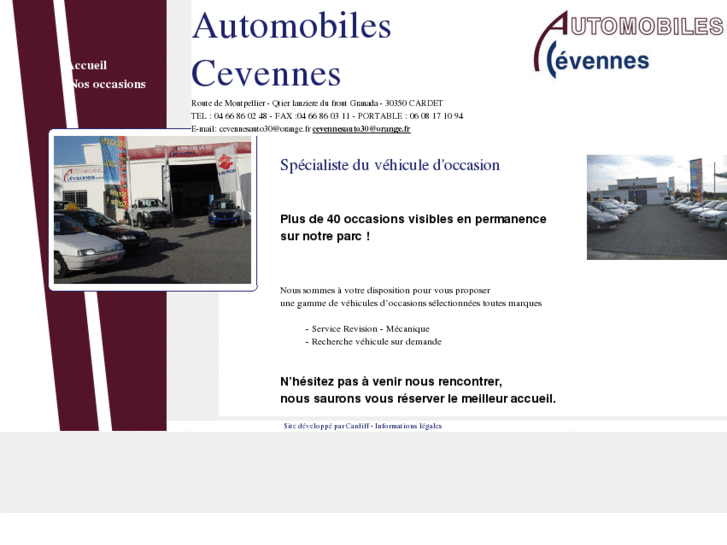 www.cevennes-automobiles.com