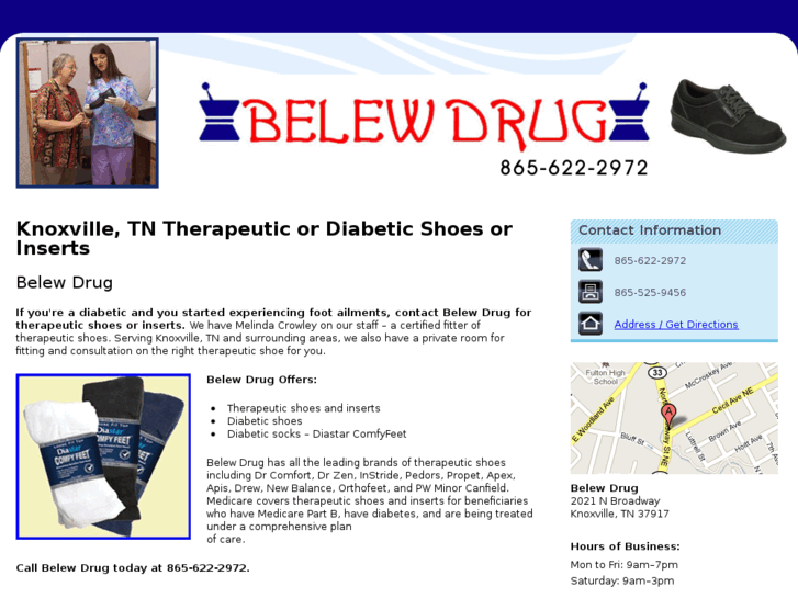 www.diabeticshoesknoxville.com