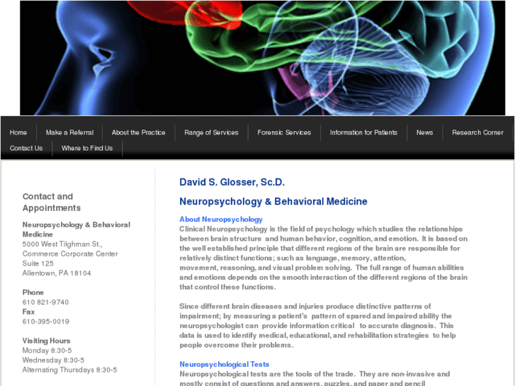 www.glosser-neuropsychology.net