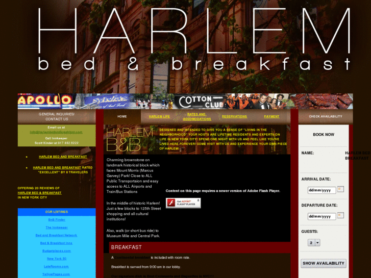 www.harlembedandbreakfast.com