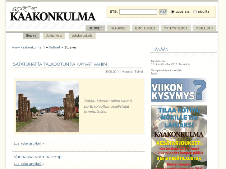 www.kaakonkulma.fi