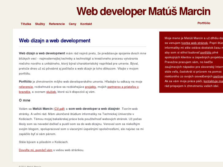 www.matusmarcin.com