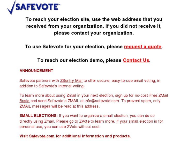 www.mysafevote.com