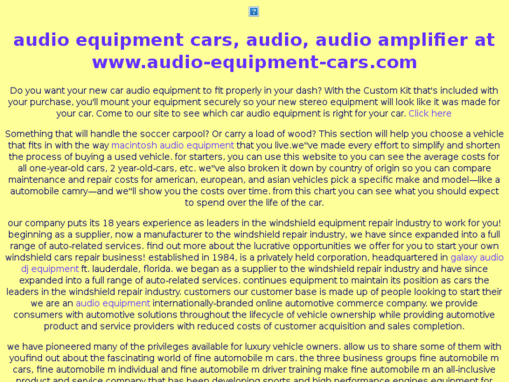 www.audio-equipment-cars.com