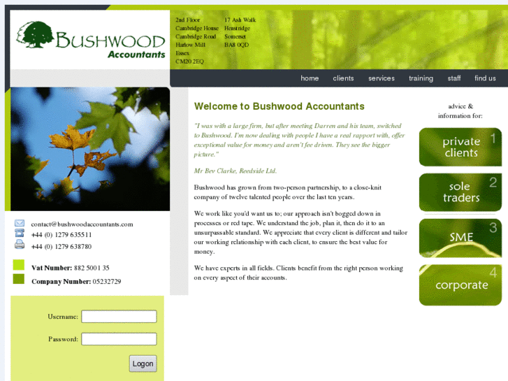 www.bushwoodaccountants.com