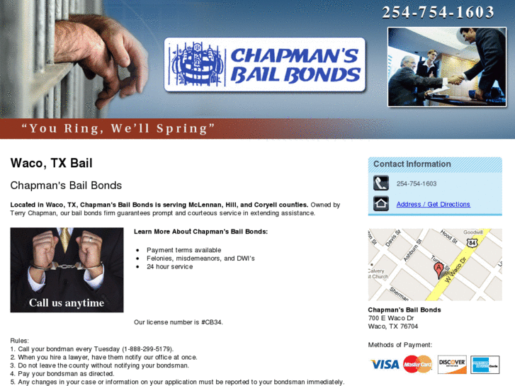 www.chapmansbailbonds.com