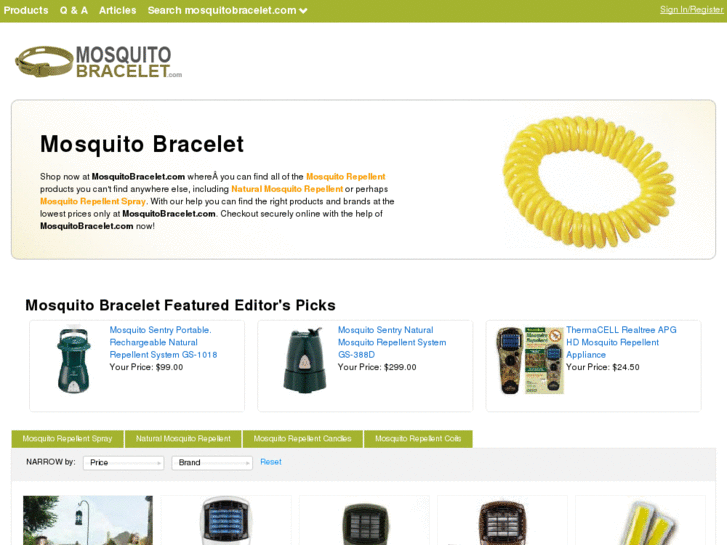 www.mosquitobracelet.com