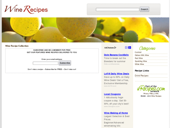 www.recipeswine.com