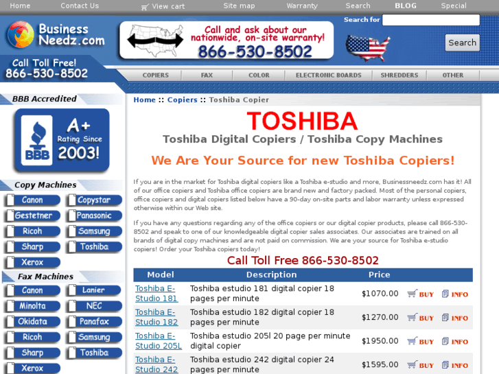 www.toshibacopier.com