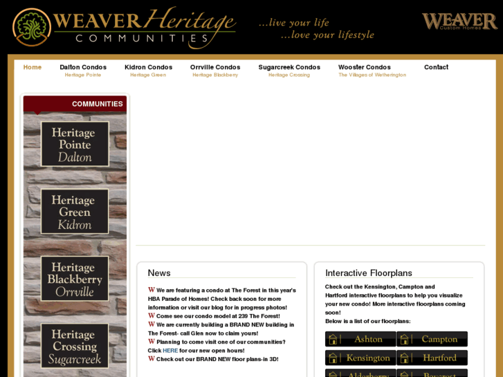 www.weaverheritagecommunities.com