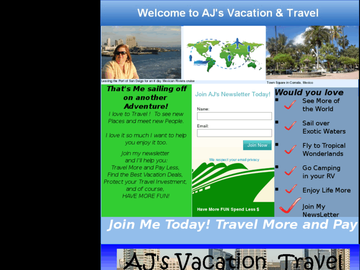 www.ajsvacationtravel.com