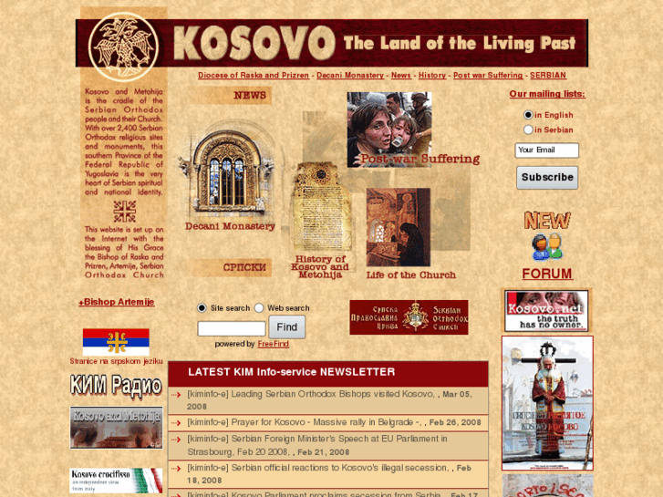 www.kosovo.net