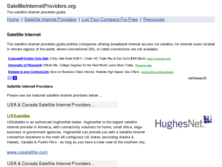 www.satelliteinternetproviders.org