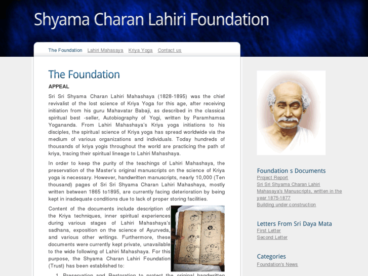 www.shyamacharanlahirifoundation.org