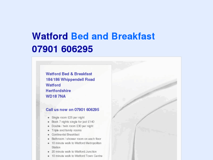 www.watfordbedandbreakfast.com