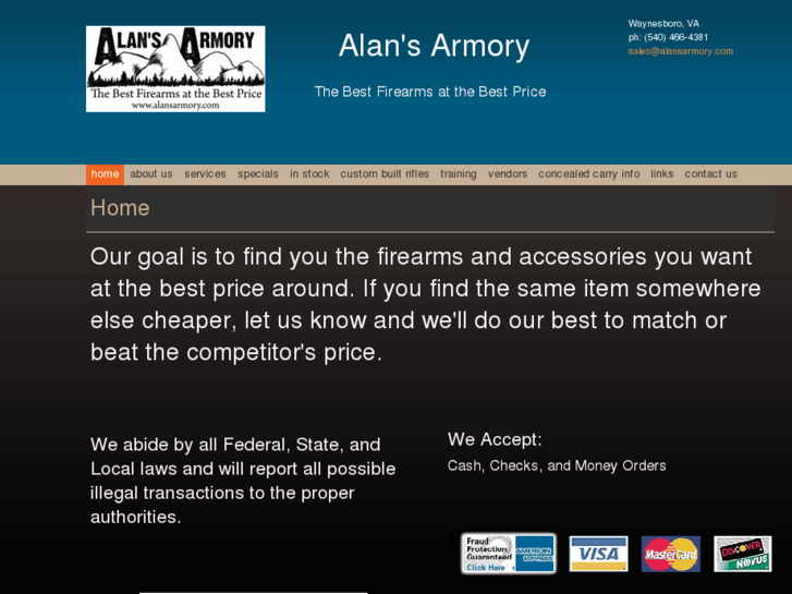 www.alansarmory.com