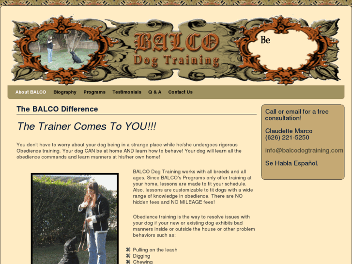 www.balcodogtraining.com