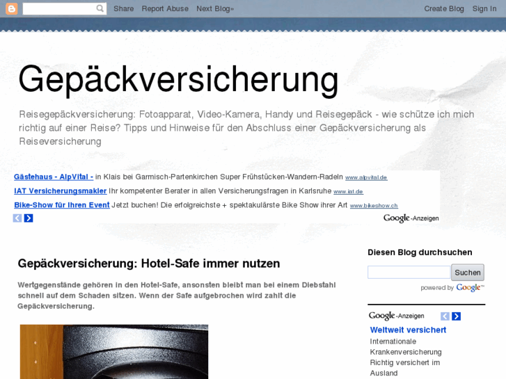 www.gepaeckversicherung-ratgeber.net