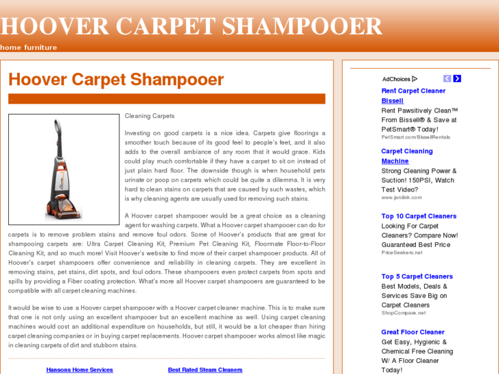 www.hoovercarpetshampooer.com