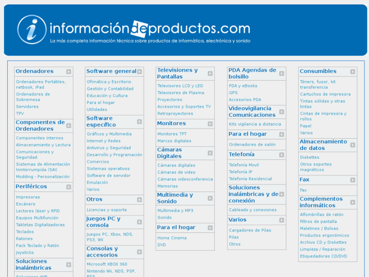 www.informaciondeproductos.com