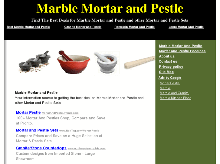 www.marblemortarandpestle.info