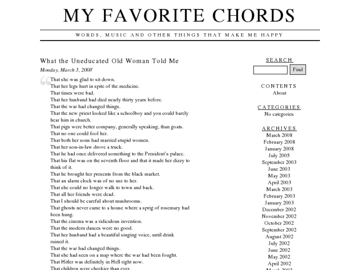 www.myfavoritechords.org